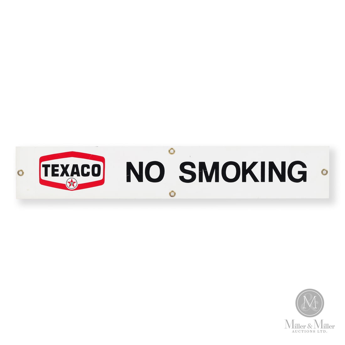 Texaco "No Smoking" Sign (1 of 5)