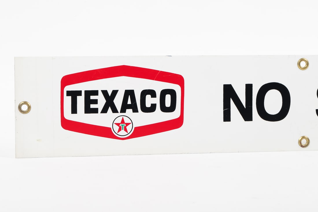 Texaco "No Smoking" Sign - 3