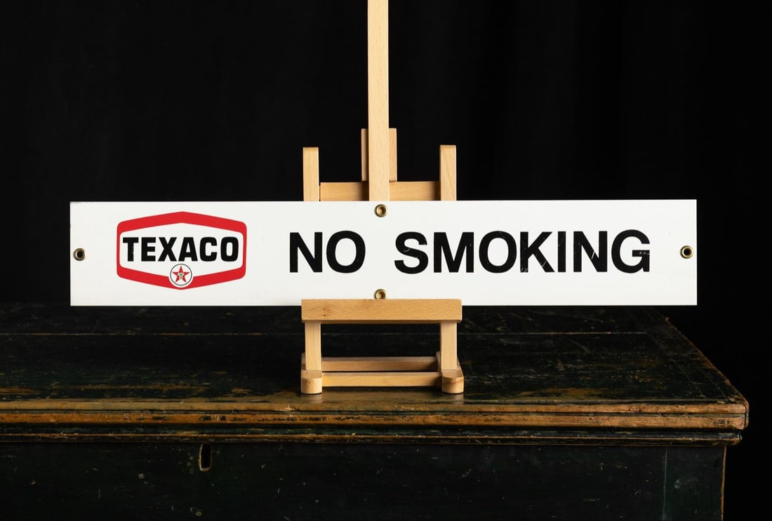 Texaco "No Smoking" Sign - 2