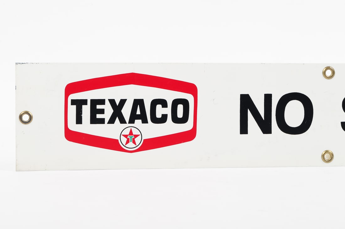 Texaco "No Smoking" Sign - 3