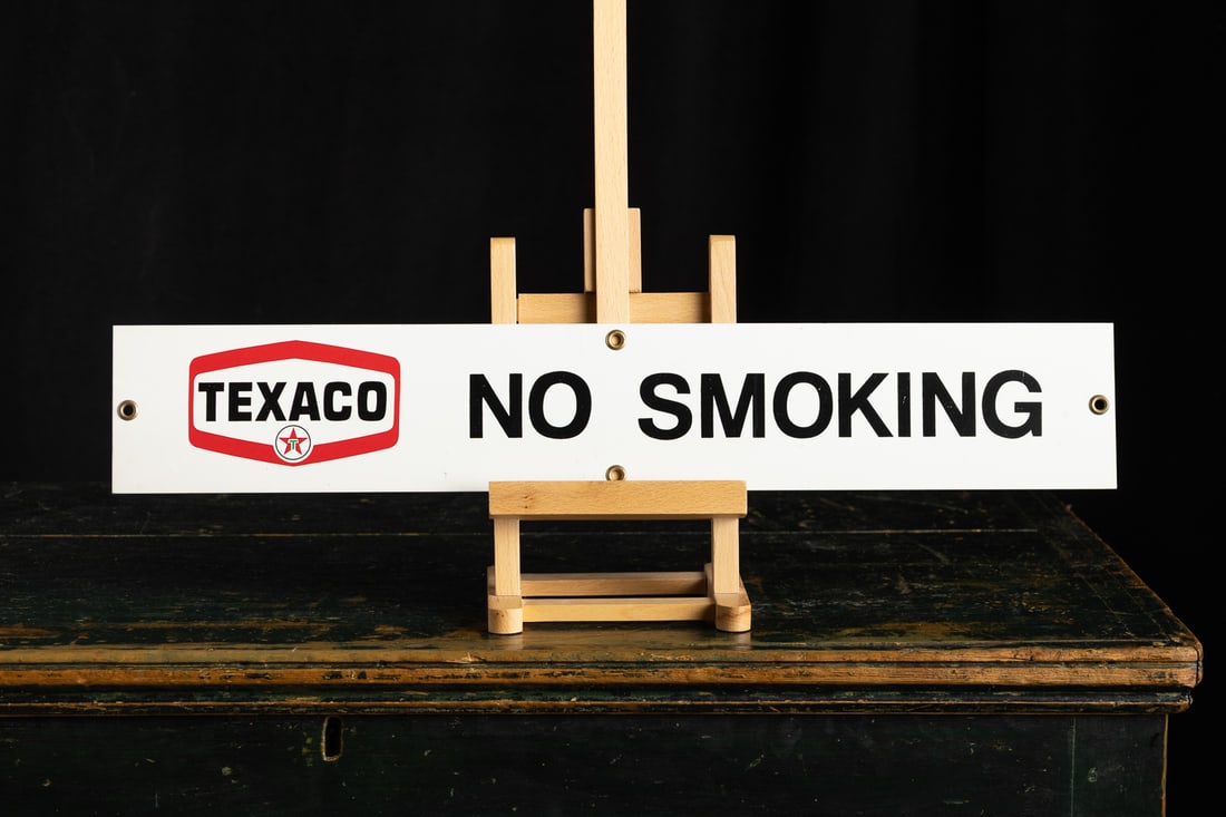 Texaco "No Smoking" Sign - 5