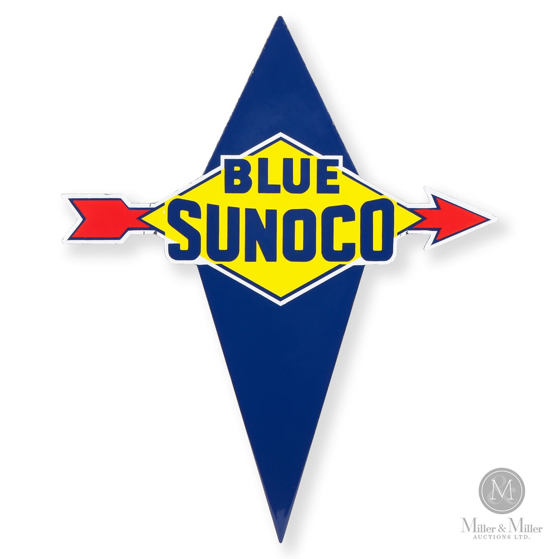 Blue Sunoco Pump Plate Sign (1 of 7)