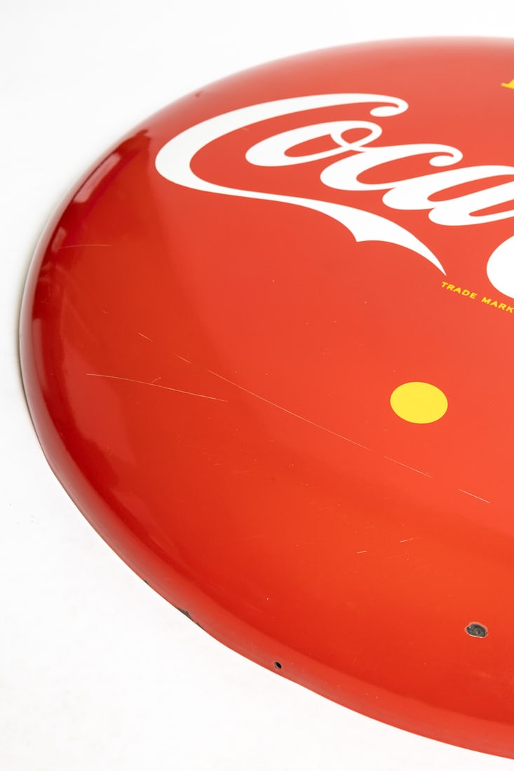 Coca-Cola 4' Button Sign - 8