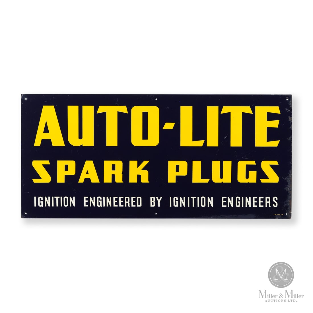 Auto-Lite Spark Plugs Sign (1 of 7)