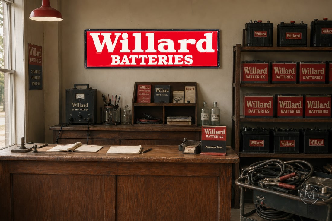 Willard Batteries Sign - 8