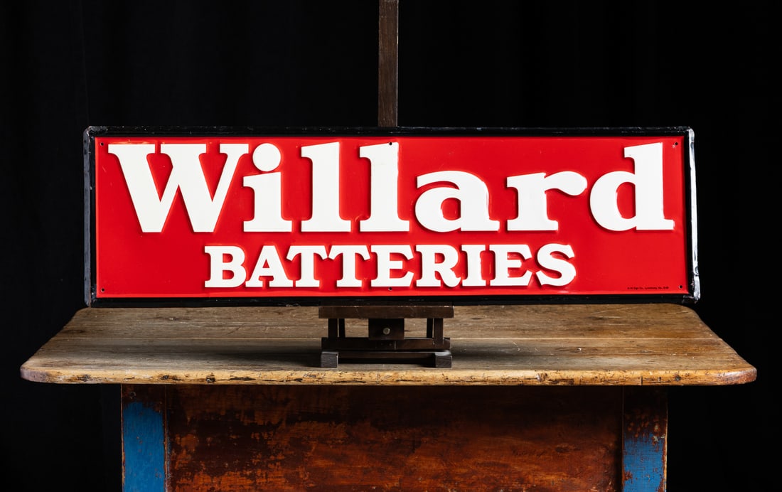 Willard Batteries Sign - 9