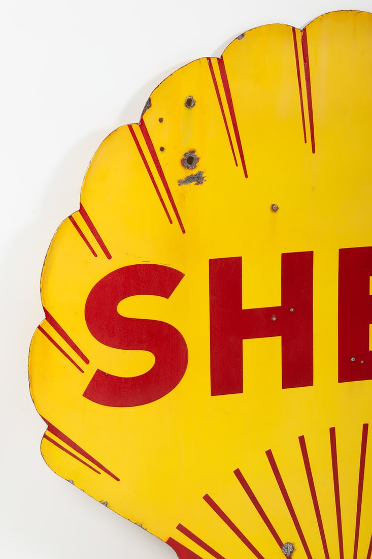 Shell Gasoline 4' Clamshell Sign - 3