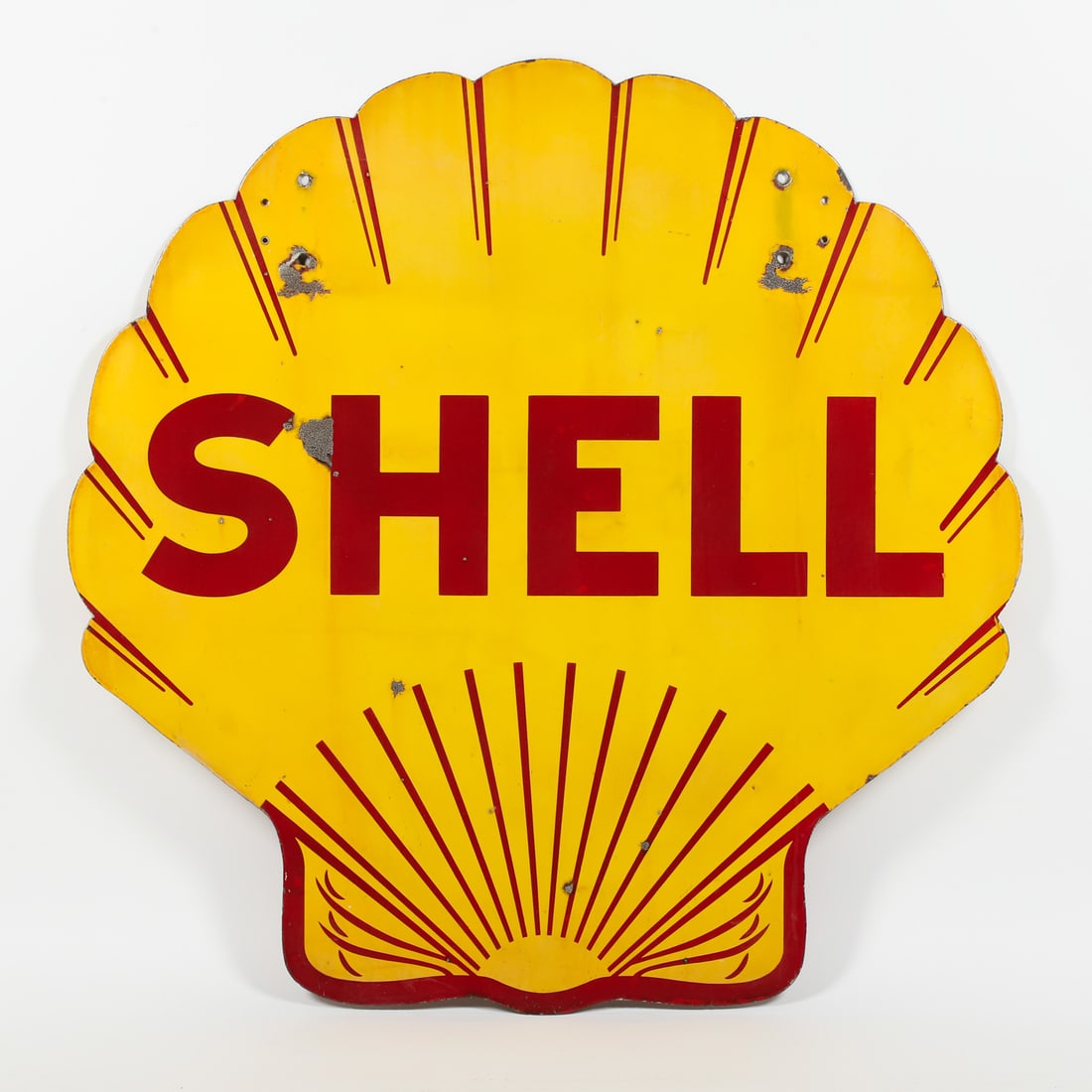 Shell Gasoline 4' Clamshell Sign - 5