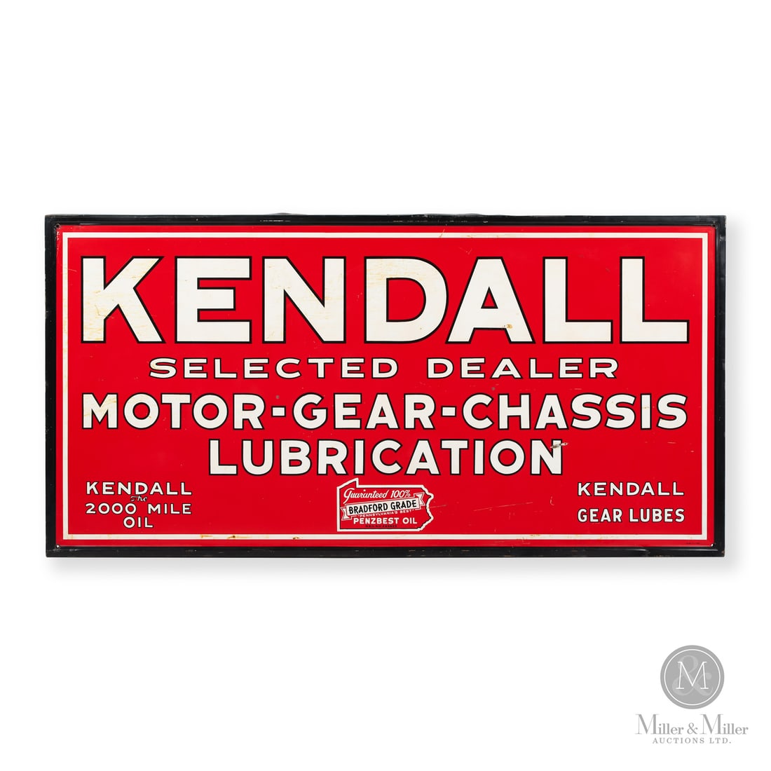 Kendall "Selected Dealer" Lubrication Sign (1 of 9)