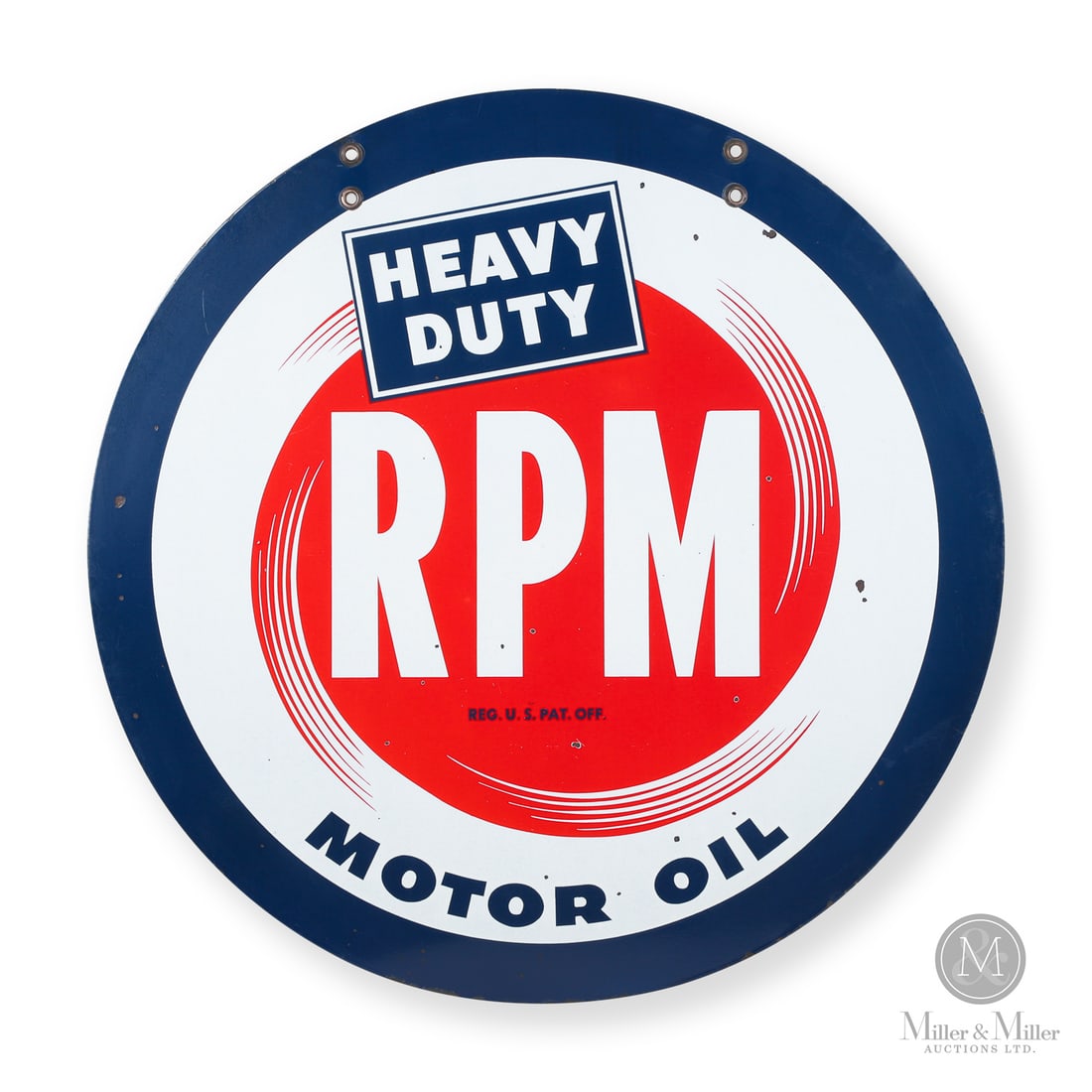 Chevron RPM 3' Motor Oil Sign (1 of 6)