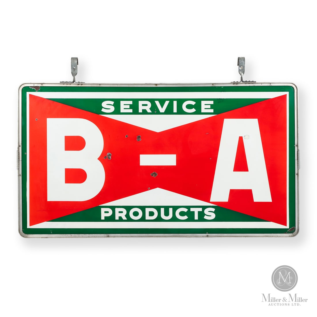 British American "Bowtie" Service Station Sign (1 of 8)