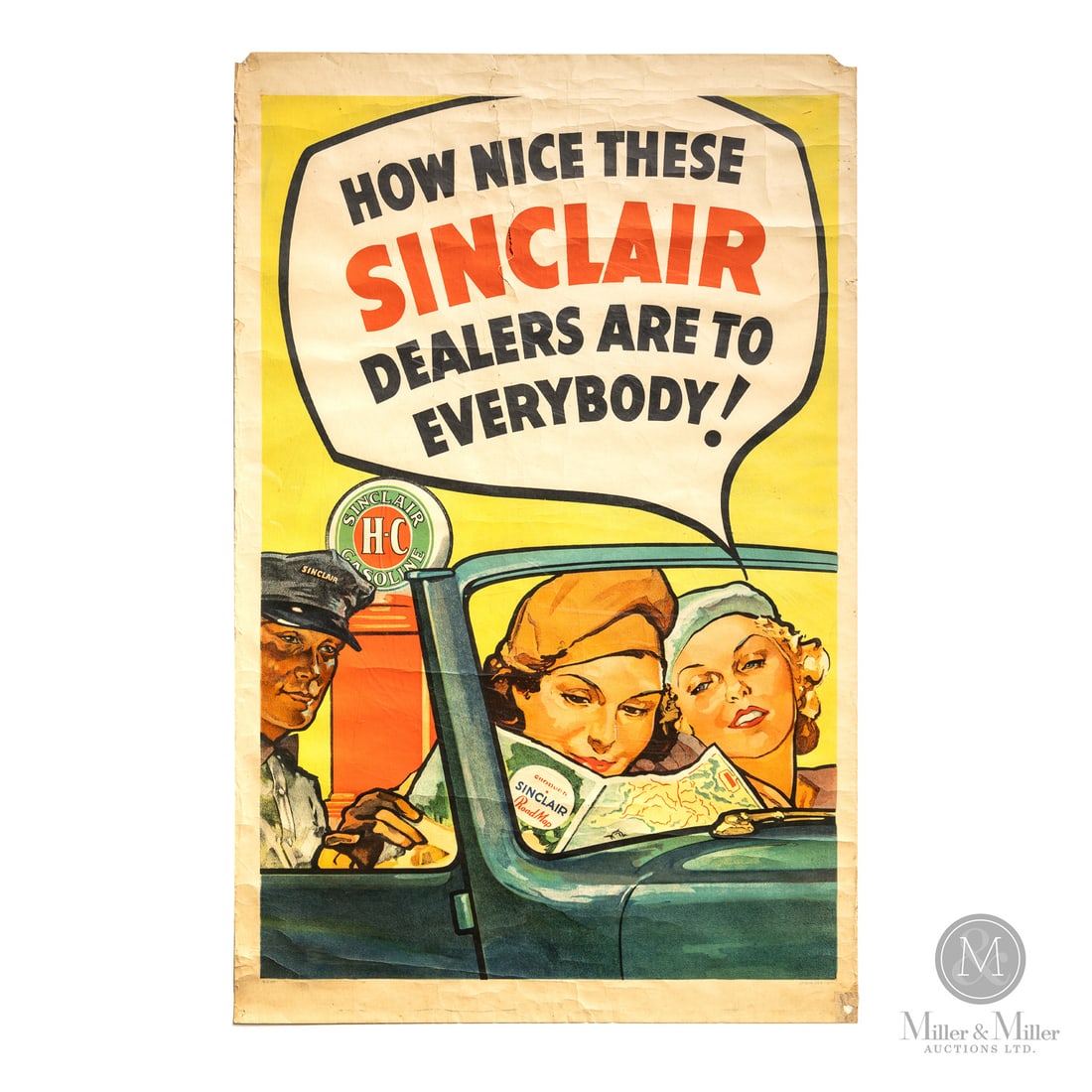 Sinclair H-C Gasoline Service Station Poster (1 of 6)
