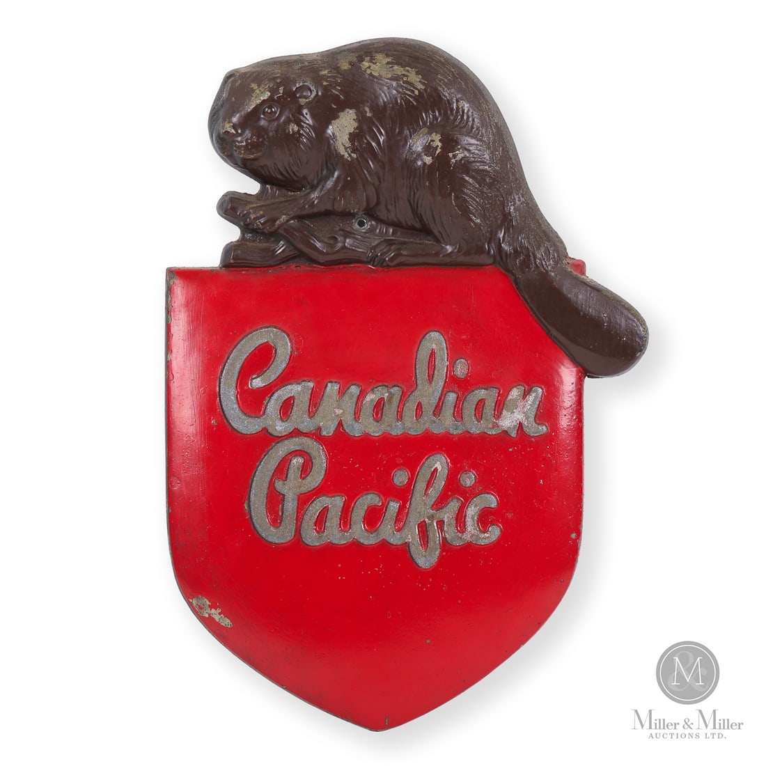 Canadian Pacific Railway Beaver Shield Plaque (1 of 7)