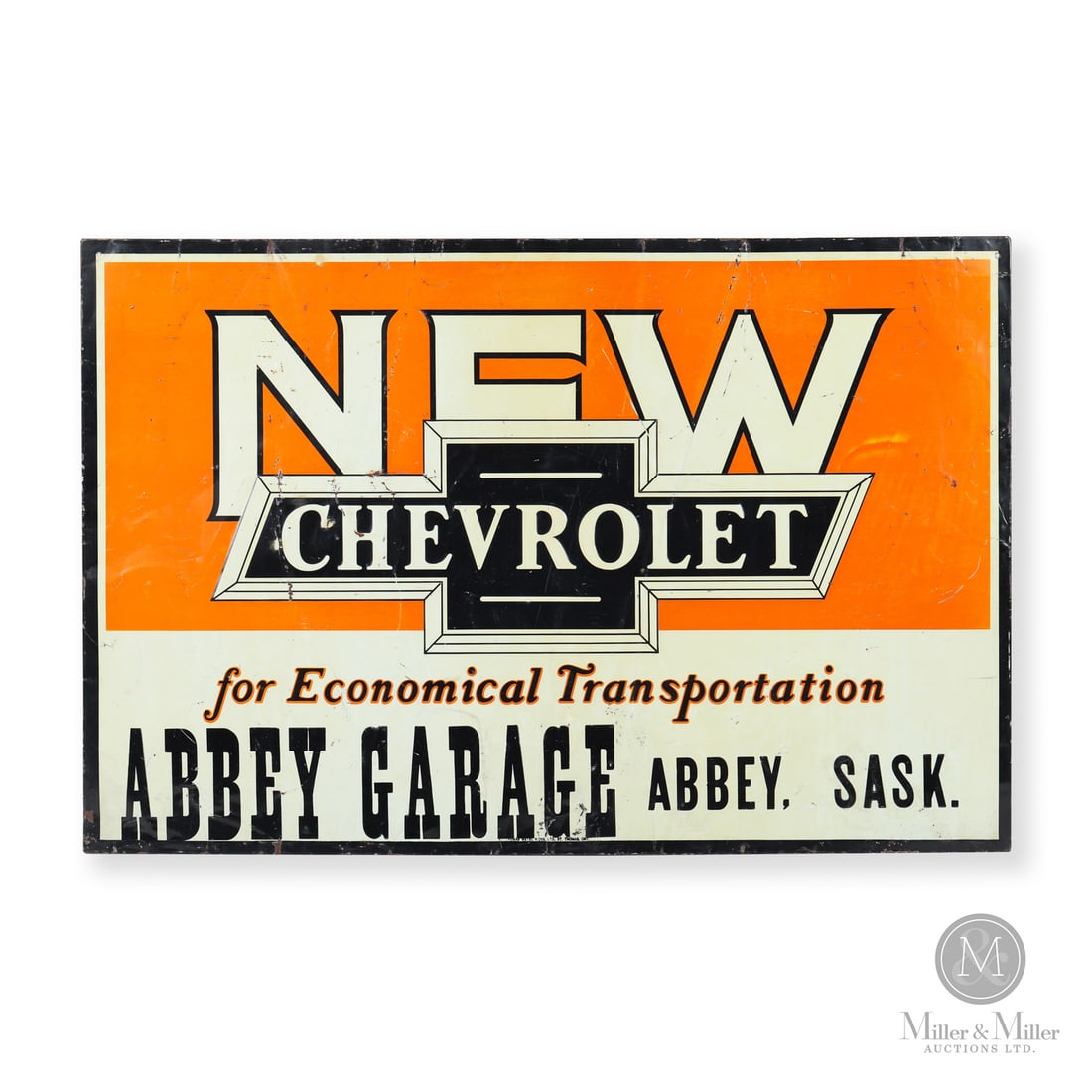 New Chevrolet "Abbey Garage" Saskatchewan Sign (1 of 7)