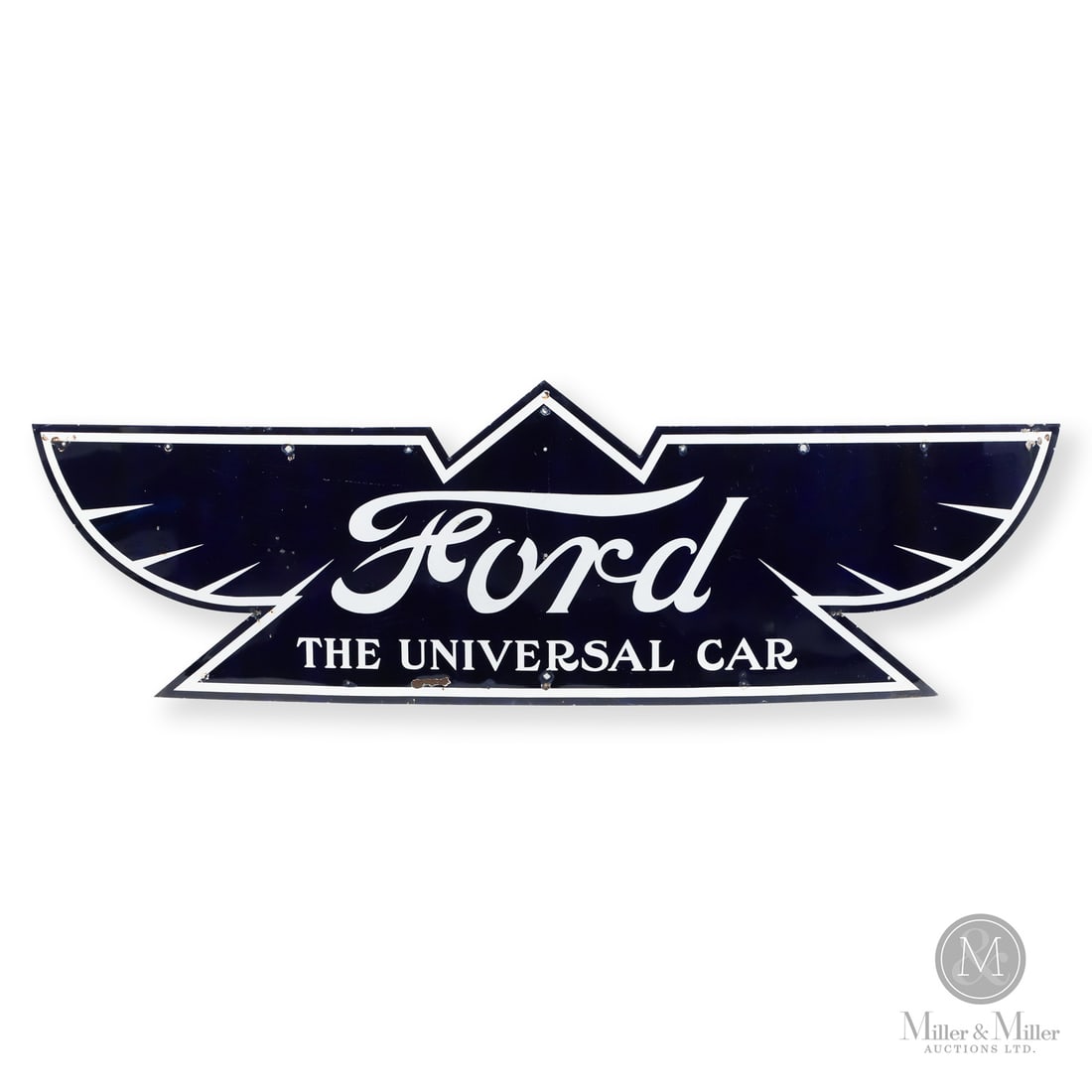 Duncan Garage Ford "The Universal Car" Dealer Sign (1 of 8)