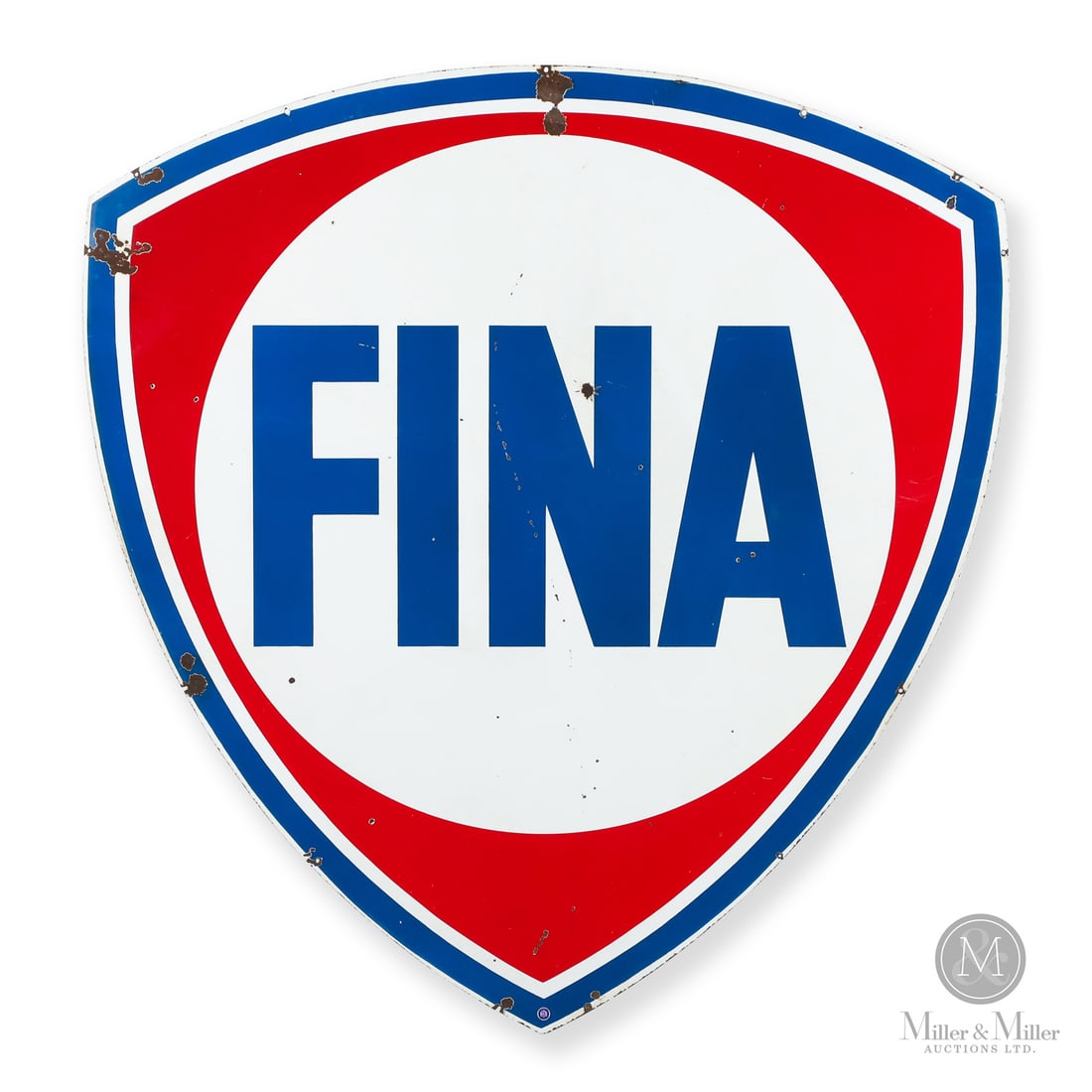 FINA Gasoline Service Station Sign (1 of 10)