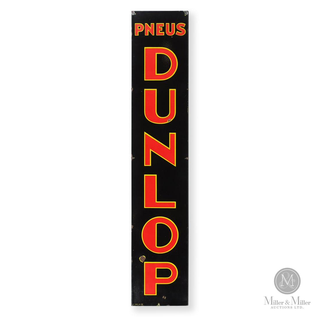 Dunlop "Pneus" Vertical Sign (1 of 11)