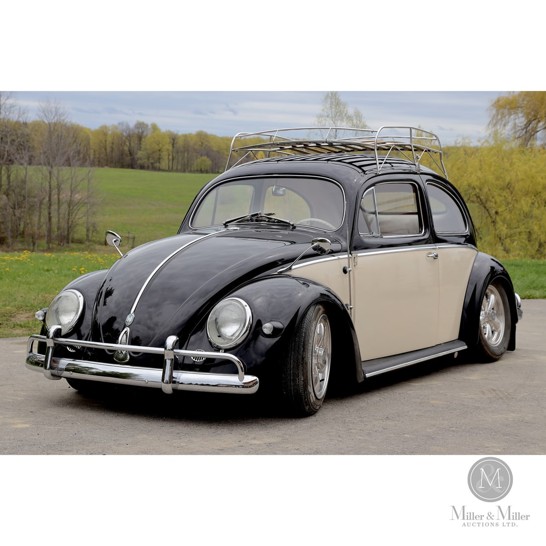 1957 Volkswagen Beetle: Original Manufacturer Specifications: 72.7 cu. in. (1.2L) air-cooled flat-four boxer engine with a 1-barrel Solex carburetor producing 36 gross hp, 4-speed manual transmission with synchronized