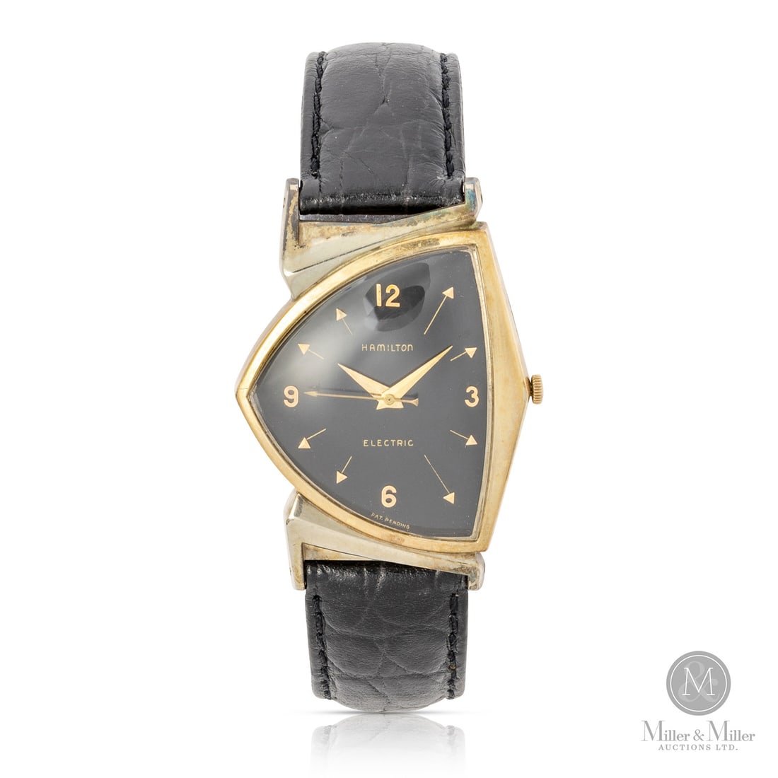 Hamilton, Ventura Electric: American. Gold-filled. The Hamilton Ventura is one of the most iconic and recognizable timepieces in horological history, famously known as the world’s first commercially sold battery-powered
