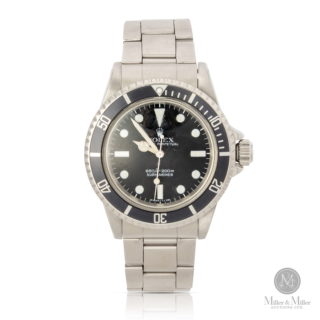 Rolex, Ref. 5513 "No Date" Submariner: Swiss. Stainless steel. The Rolex Submariner remains the definitive tool watch in the brand’s history, representing the absolute pinnacle of functional design with its clean, symmetrical "no-date" d