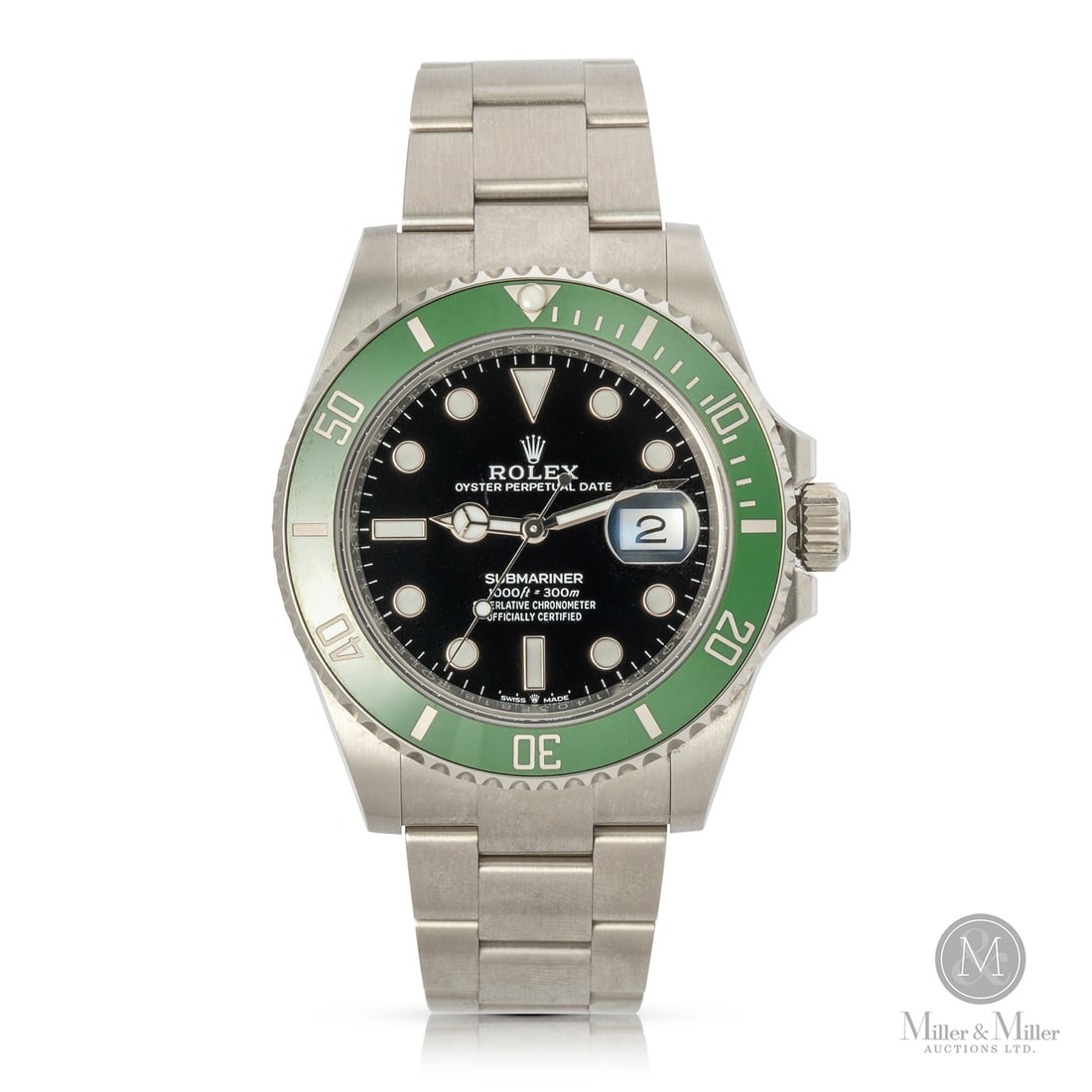 Rolex Ref. 126610LV "Starbucks": Swiss. Stainless steel. The Rolex Submariner Date reference 126610LV, affectionately dubbed the "Starbucks," is a premier icon of modern luxury diving, distinguished by its vibrant green Cerachrom cer