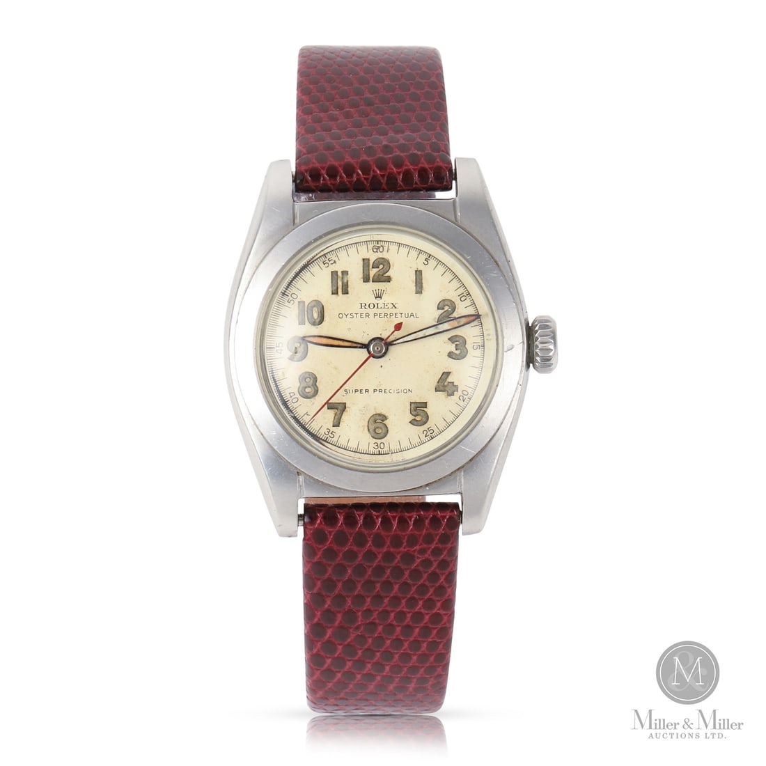 Rolex, Ref. 2940 Oyster Perpetual "Bubbleback": Swiss. Stainless steel. The Rolex Oyster Perpetual reference 2940 "Bubbleback" is a historic cornerstone of 1940s watchmaking, celebrating the genesis of Rolex’s self-winding technology paired with