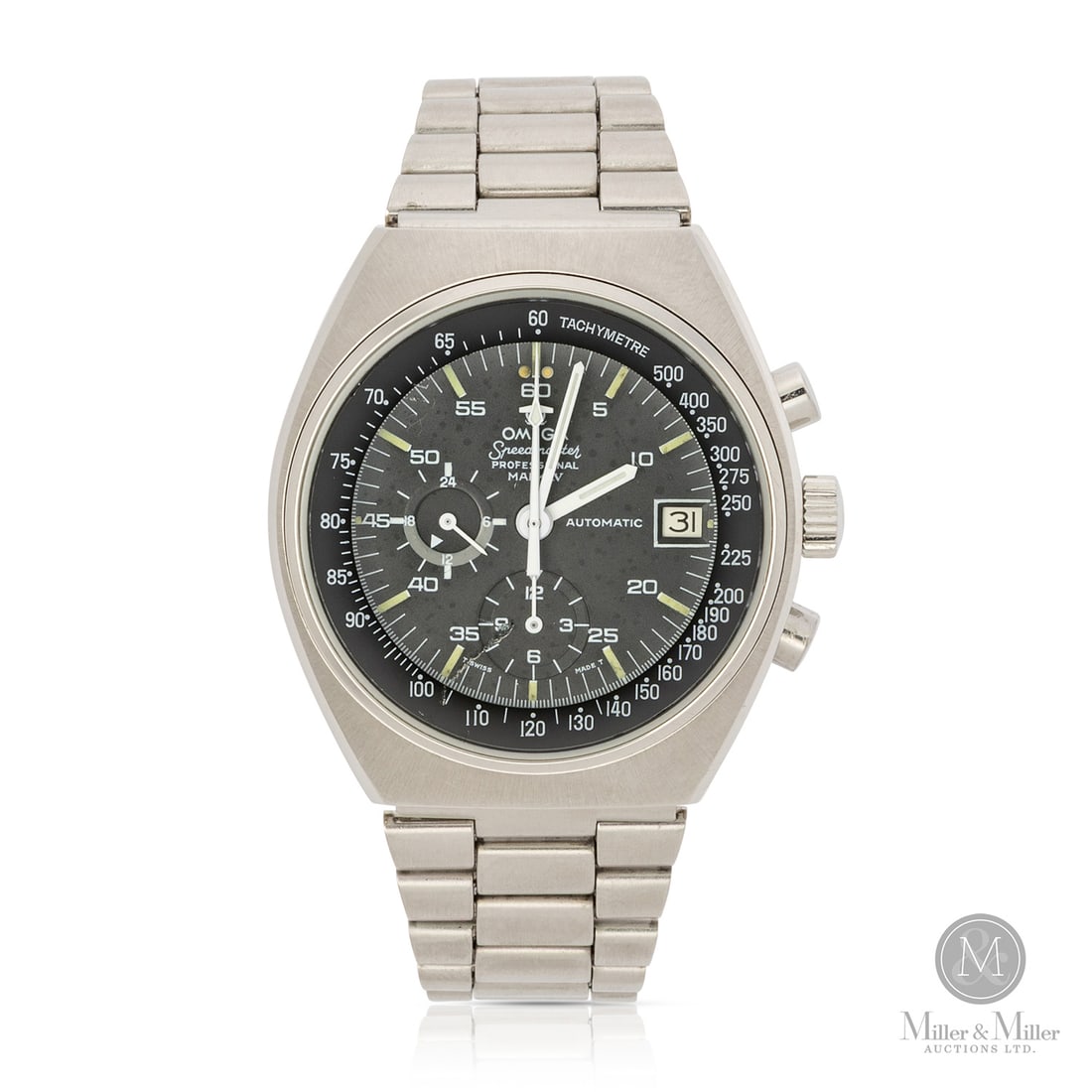 Omega, Ref. 176.009 Speedmaster Mark 4: Swiss. Stainless steel. The Speedmaster Mark IV represents a bold chapter in Omega's history, emerging in the 1970s as a technical successor to the Mark series, further solidifying the automatic
