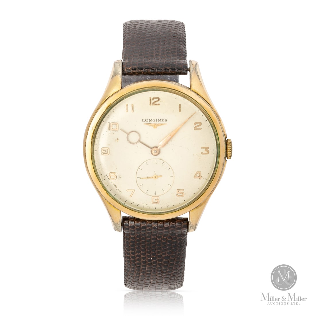 Longines, Ref. 6209-16: Swiss. Gold-filled. The Longines reference 6209-16 is a standout example of mid-century elegance, characterized by its "oversized" case proportions. The case is crafted in a gold-filled finish,