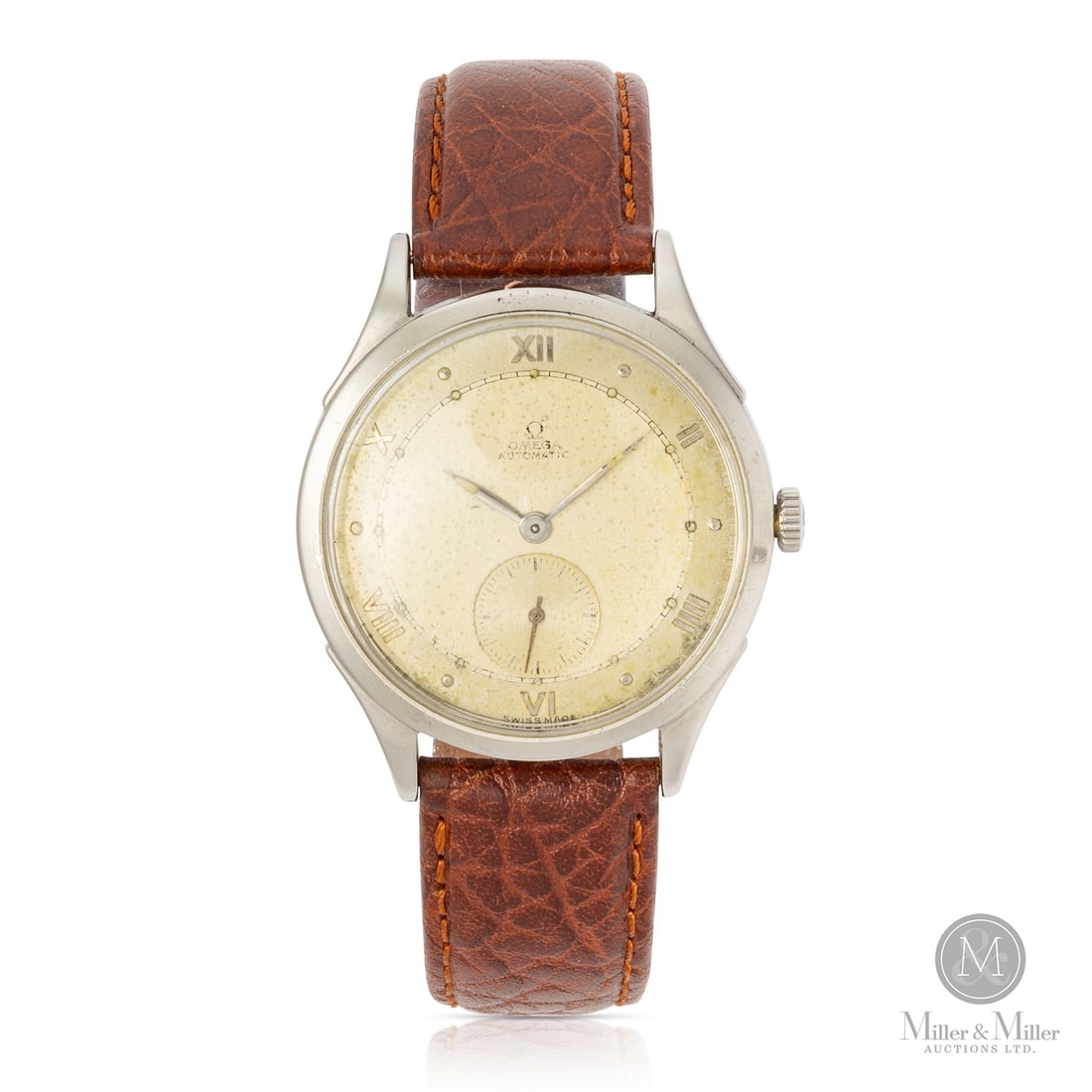Omega, Ref. 2374/3 Bumper Automatic: Swiss. Stainless steel. The Omega reference 2374/3 is a classic example of post-war horological engineering. This model features a stainless steel case and is powered by a "bumper" automatic