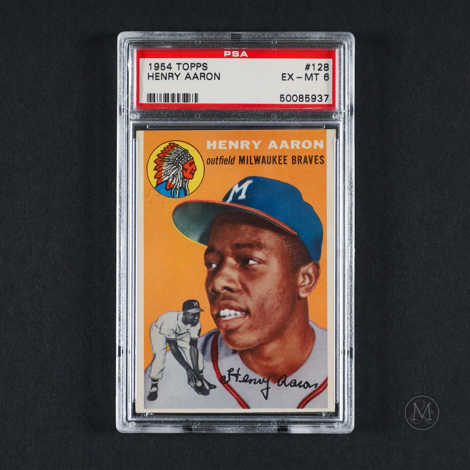 *PREVIEW LOT* 1954 Topps #128 Hank Aaron PSA 6: *PREVIEW LOT* Check back on September 8th to view the full auction catalogue. Register now to be notified when the sale goes live!