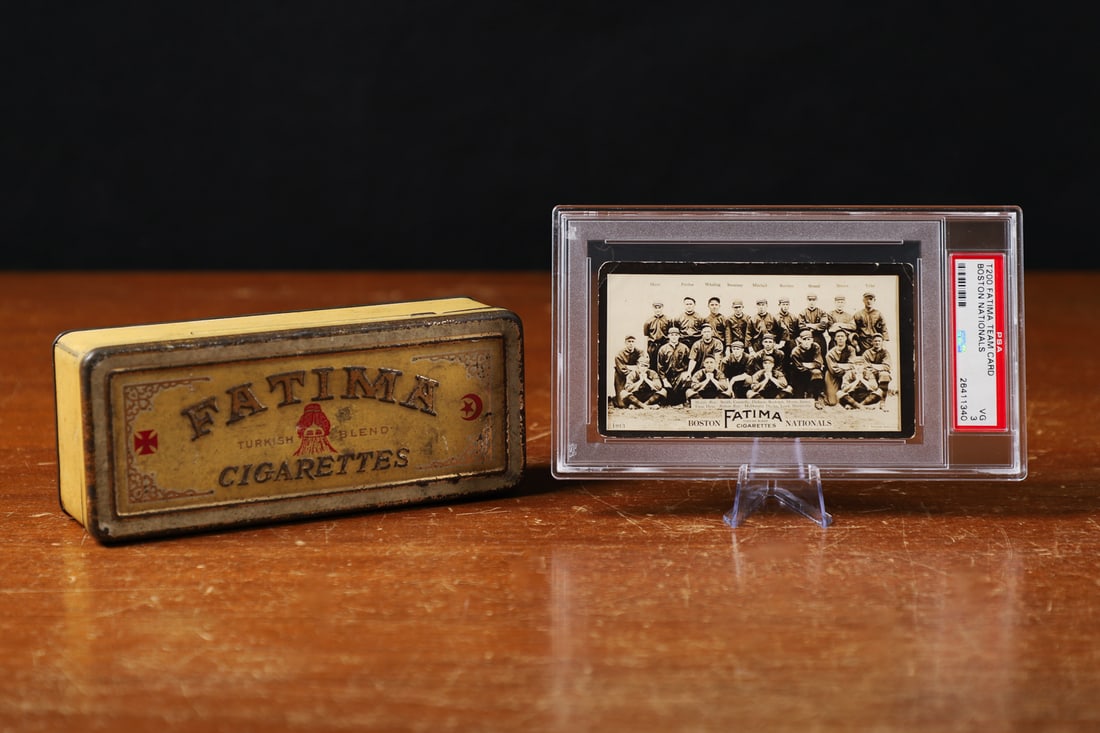 1913 Fatima Team Card Boston Nationals (PSA 3 VG) - 3