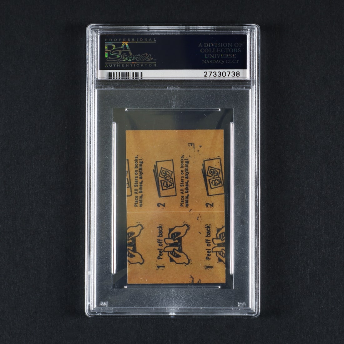1963 Peel Off w/ Instruction Mickey Mantle (PSA 7 NM) - 2
