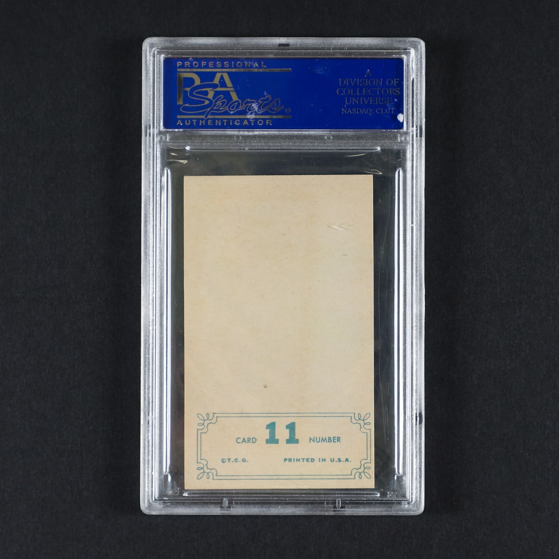 1965 Embossed #11 Mickey Mantle (PSA 7 NM) - 2