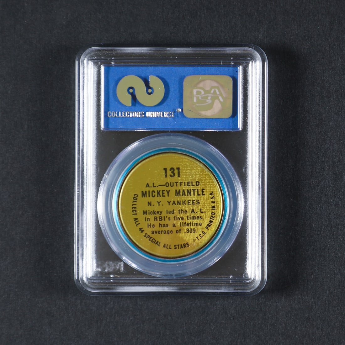 1964 Topps Coins #131-LH Mickey Mantle (PSA 7 NM) - 2