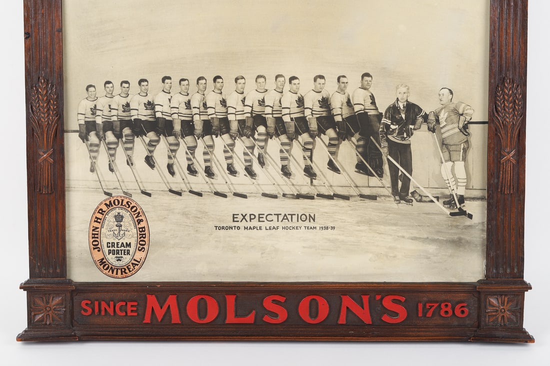 1938-39 Molson's Sports Displays #8 Toronto Maple Leafs Team - 2