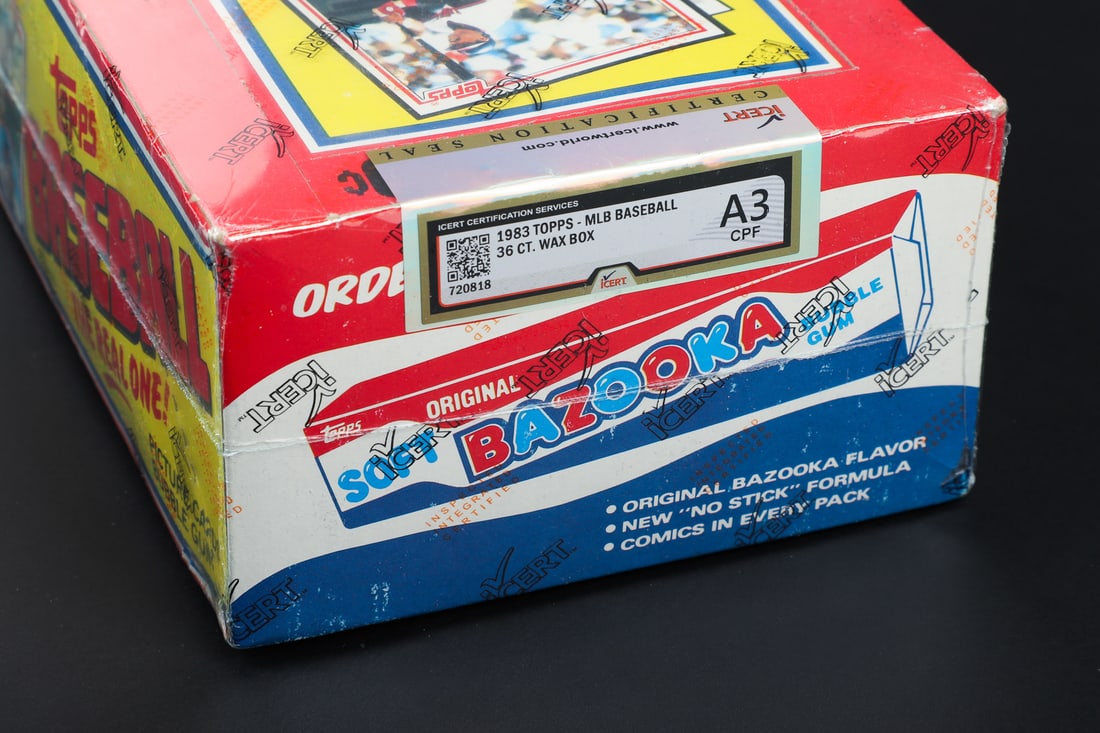 1983 Topps Baseball Wax Box w/ 36/36 Packs (Icert A3) - 3