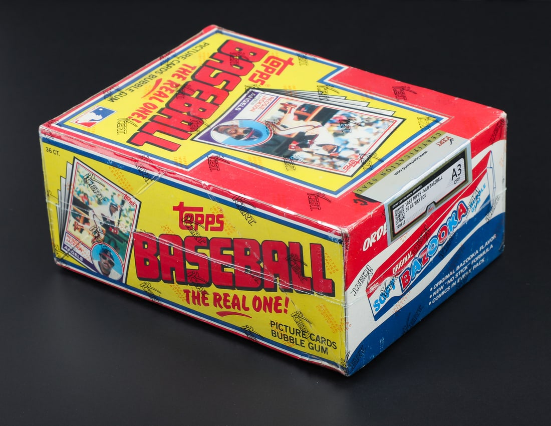 1983 Topps Baseball Wax Box w/ 36/36 Packs (Icert A3) - 5
