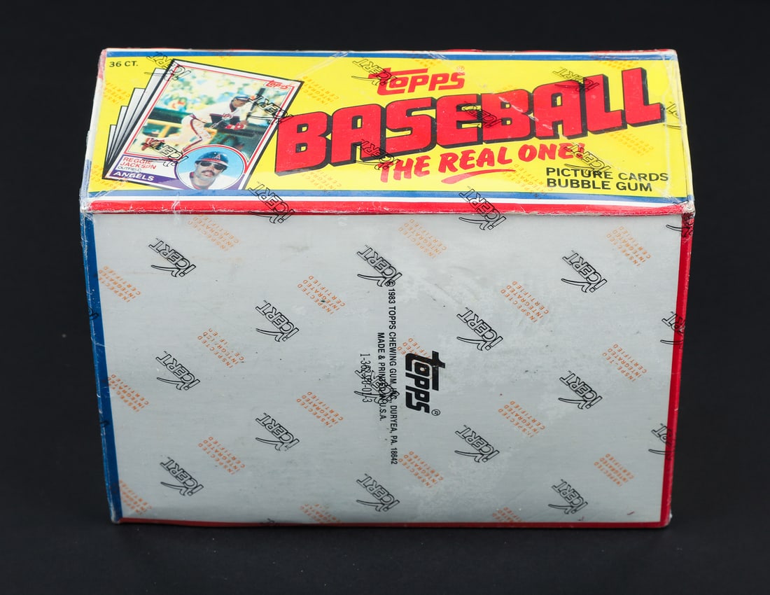 1983 Topps Baseball Wax Box w/ 36/36 Packs (Icert A3) - 6