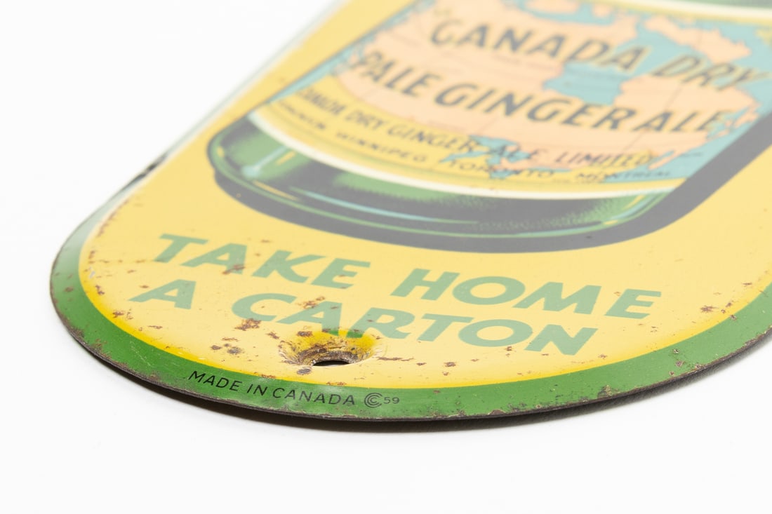 Canada Dry Take Home a Carton Door Sign - 7
