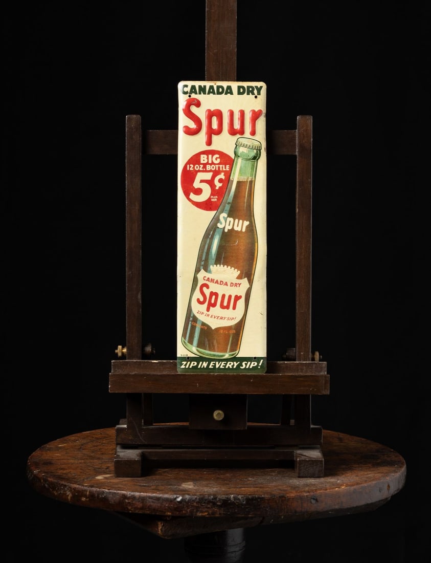 Canada Dry Spur Soda Door Push Sign - 2