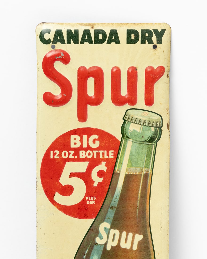 Canada Dry Spur Soda Door Push Sign - 3