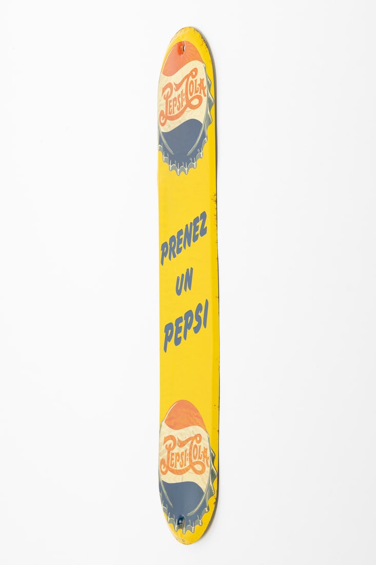 Pepsi-Cola Double Dot Door Push Sign - 6