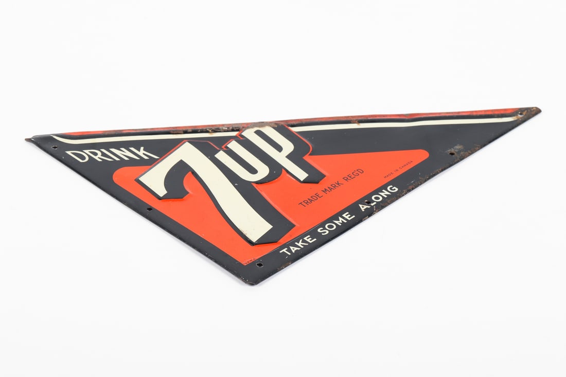 Seven-up Door Corner Sign - 6