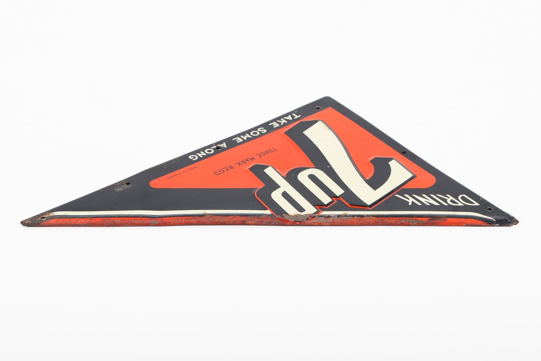 Seven-up Door Corner Sign - 7