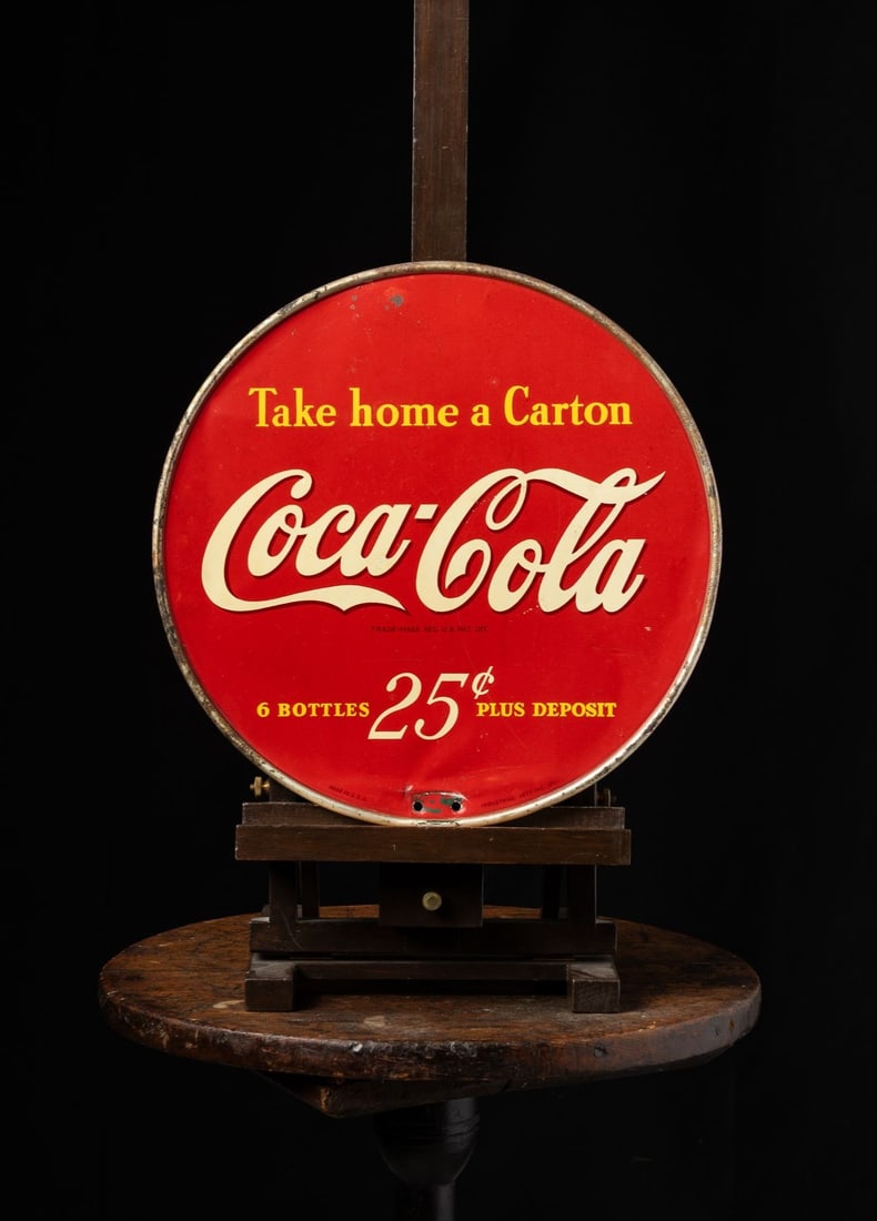 Coca-Cola 6-Pack Rack Topper Sign - 2