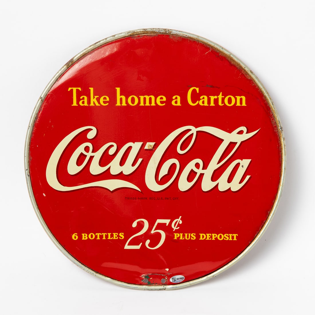 Coca-Cola 6-Pack Rack Topper Sign - 4