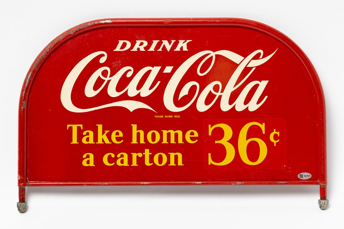 Coca-Cola Rack Topper Sign - 5