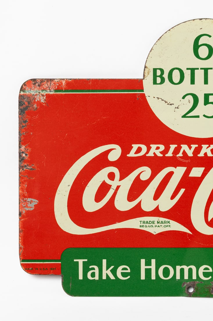 Coca-Cola Take Home a Carton Rack Topper Sign - 3