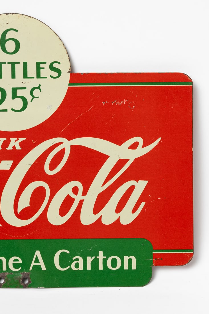 Coca-Cola Take Home a Carton Rack Topper Sign - 4