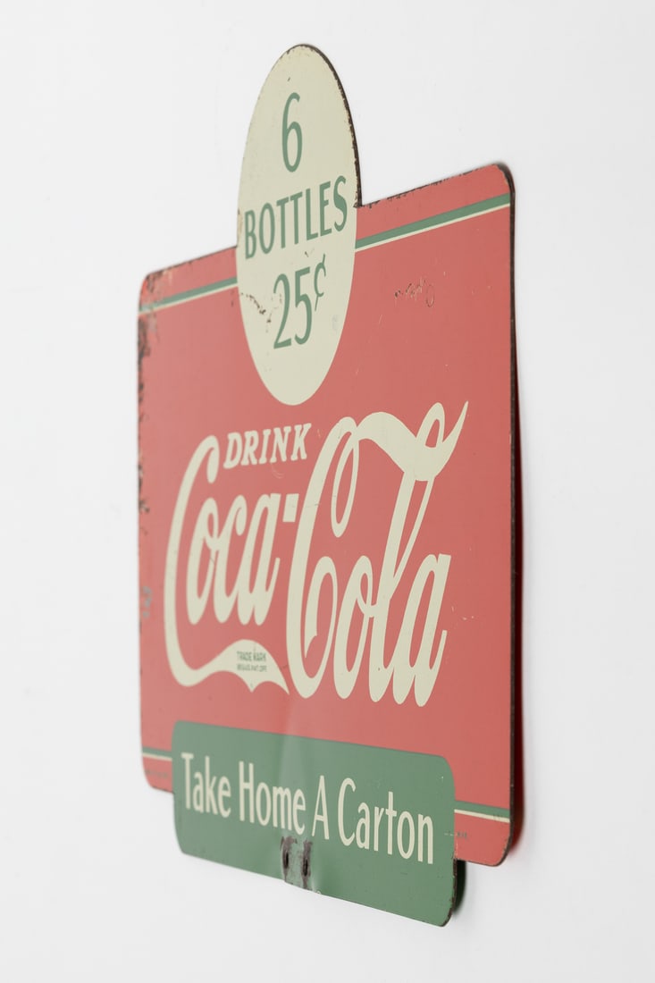 Coca-Cola Take Home a Carton Rack Topper Sign - 9